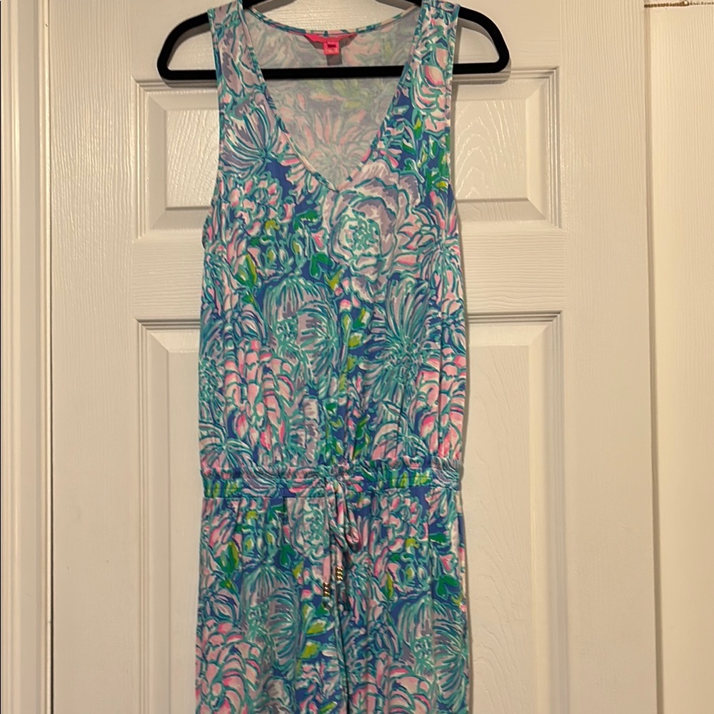 Lily Pulitzer Women’s Tropical Print Jumpsuit Small